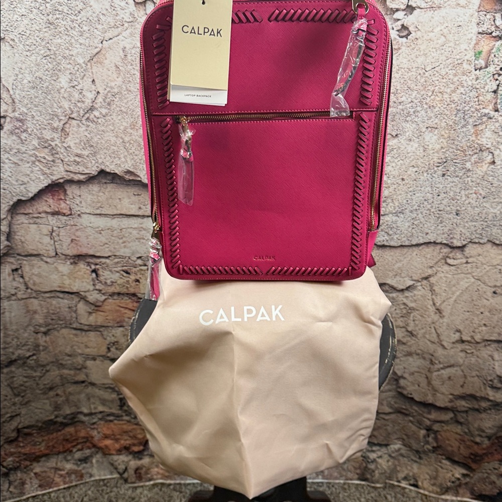 Stylish Pink Women's Bag CALPAK Kaya 15 inch Laptop Backpack in
Dragonfruit B22 - Picture 6 of 11